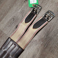 Thin Narrow Leather Girth, els *vgc, v.mnr dirt & stains, older
