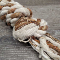 Long Cotton Lead Rope *vgc, NO Snap, mnr dirt, stains, older?, taped end
