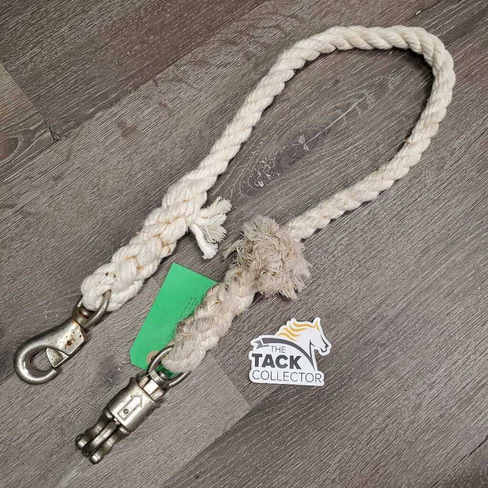 1 ONLY Thick Cotton Rope Trailer Tie *vgc, mnr dirt, stains & shavings