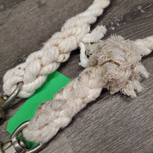 1 ONLY Thick Cotton Rope Trailer Tie *vgc, mnr dirt, stains & shavings