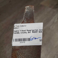 Hoof Rasp*gc/fair, broken handle, v.rusty, dirt

