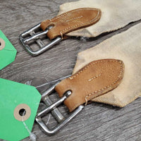 VINATGE 2 Cotton Web Gaited Saddle Girths *gc/fair, older, stains, edge rubs, loose stitching *NOT FOR RIDING
