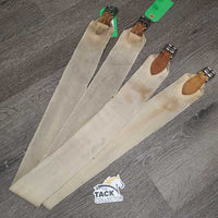 VINATGE 2 Cotton Web Gaited Saddle Girths *gc/fair, older, stains, edge rubs, loose stitching *NOT FOR RIDING
