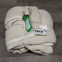 Sherpa Closed Front Blanket Liner *gc, clean, 0 legs/tail, pilly, clumpy, stains, mnr hair, shrunk, repair, marker, puckers
