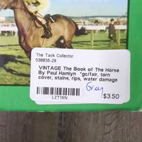 VINTAGE The Book of The Horse By Paul Hamlyn *gc/fair, torn cover, stains, rips, water damage
