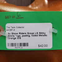 6x Show Riders Group LS Slinky Shirts *vgc, peeling, faded

