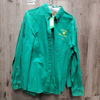 9x LS Hvy Cotton Western Shirts, "Bullets Drill Team" *vgc, stains-discolored spots