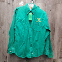 9x LS Hvy Cotton Western Shirts, "Bullets Drill Team" *vgc, stains-discolored spots