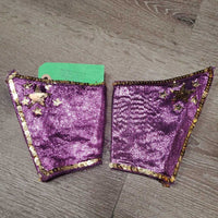 7x Show Rider Group Ponchos, Wide Cuffs,Tinsel Fringe, sequins *gc, loose sequins & edge, missing patches
