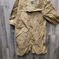Full Length Oil Skin Coat "Bullets Drill Team" *gc, older, dirt, stains, torn lining, v.stiff, puckered & discolored collar