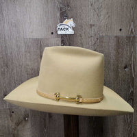 VINTAGE High Crown Western Hat "Princess 1974" *vgc, inner brim dirt/film, mnr dirt & stains
