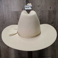 VINTAGE High Crown Western Hat "Daines Western Shops: *xc, clean, inner brim film
