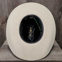 VINTAGE High Crown Western Hat "Daines Western Shops: *xc, clean, inner brim film
