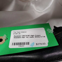 VINTAGE High Crown Western Hat *xc, clean
