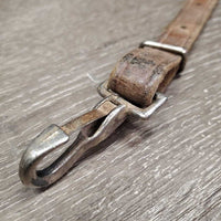 Patent Leather Headstall, Breastcollar, Tie Down Noseband *gc/fair, older, discolored, rubs, stains, stiff, xholes, taped, dirty
