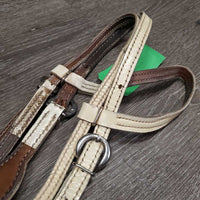 Patent Leather Headstall, Breastcollar, Tie Down Noseband *gc/fair, older, discolored, rubs, stains, stiff, xholes, taped, dirty
