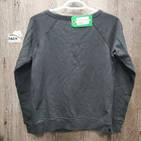 Sweatshirt "Boss Mare" *gc, faded, rubs, pills, clumpy inside, older
