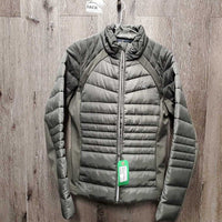 Puffy Jacket, Zipper *vgc, clean, hairy lining, sm sleeve holes-L