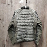 Puffy Jacket, Zipper *vgc, clean, hairy lining, sm sleeve holes-L
