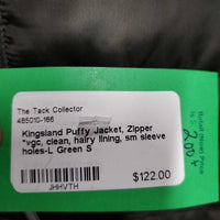 Puffy Jacket, Zipper *vgc, clean, hairy lining, sm sleeve holes-L