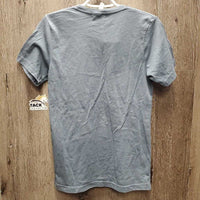 SS T Shirt *gc, mnr pits, rubs, pills, hairy & cracking logo
