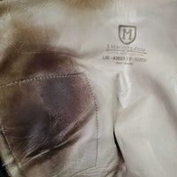 Dress Boots, Zips, Tooled Tops, Punched Toes *fair, v.repaired, rubs, film, scrapes, gouges, holes, missing logo, dirt, scrapes, uneven heels
