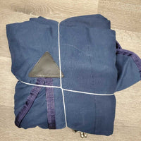 Cotton Stable Sheet, 2 legs *vgc, clean, mnr stains, v. mnr dirt, residue, hair, rubs
