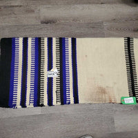 Western Saddle Blanket *gc, clean, stains, mnr hair, snags, pulls, pills
