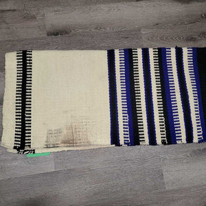Western Saddle Blanket *gc, clean, stains, mnr hair, snags, pulls, pills