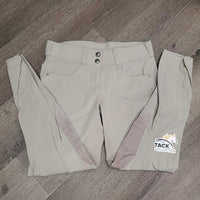 Euroseat Breeches *gc, dingy, seam puckers, rubs, pills, discolored seast & legs
