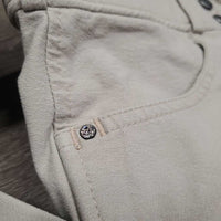 Euroseat Breeches *gc, dingy, seam puckers, rubs, pills, discolored seast & legs
