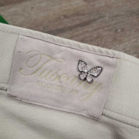 Euroseat Breeches *gc, dingy, seam puckers, rubs, pills, discolored seast & legs

