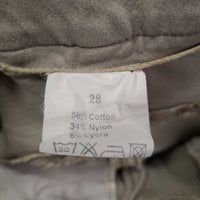 Euroseat Breeches *gc, dingy, seam puckers, rubs, pills, discolored seast & legs
