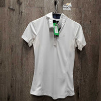 SS Sun Show Shirt, snaps, snap collar *gc, dingy, snags, stains, seam puckers, crinkled