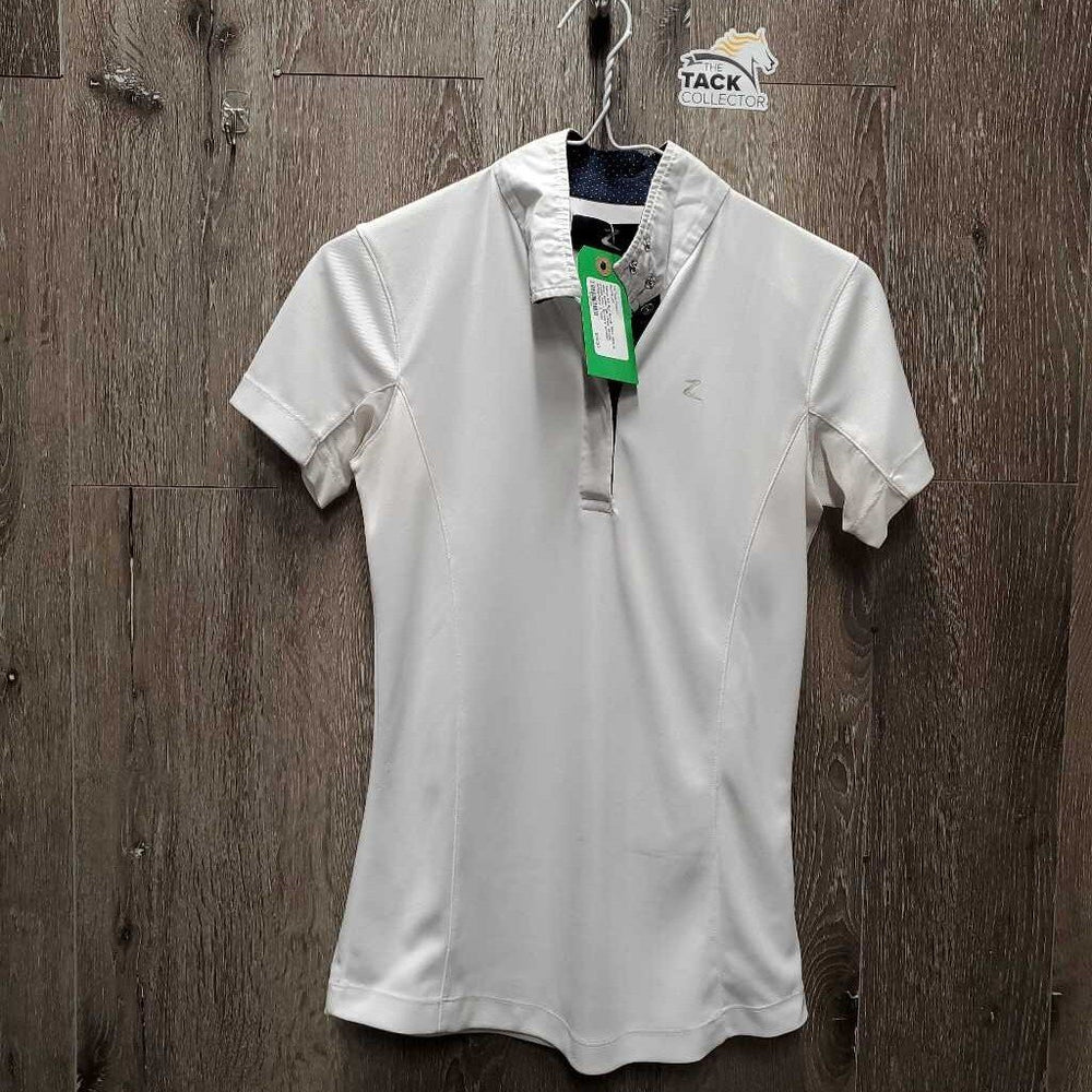 SS Sun Show Shirt, snaps, snap collar *gc, dingy, snags, stains, seam puckers, crinkled