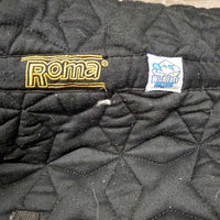 Quilt Jumper Saddle Pad, 2x piping *gc, clean, cut tabs, pilly, faded, rubs, mnr hair, puckers, threads
