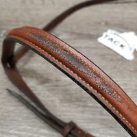 Rsd FS Leather Noseband ONLY *gc/fair, rubs, stains/discolored, creases, clean, stretched keeper
