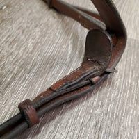 Rsd FS Leather Noseband ONLY *gc/fair, rubs, stains/discolored, creases, clean, stretched keeper
