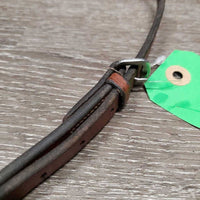 Rsd FS Leather Noseband ONLY *gc/fair, rubs, stains/discolored, creases, clean, stretched keeper
