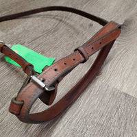 Rsd FS Leather Noseband ONLY *gc/fair, rubs, stains/discolored, creases, clean, stretched keeper
