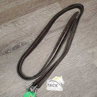Pr Narrow Nylon Lined Stirrup Leathers *vgc, dents, edge scrapes, mnr stains & threads, .5" uneven
