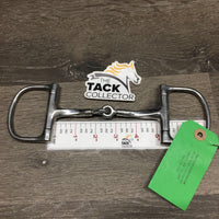 Thin Slow Twist D Ring Bit, rotating center *gc, clean, stains, scratches, chewed, scuffs, residue
