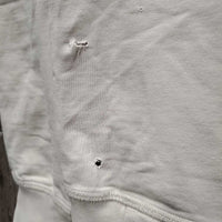 Sweatshirt *gc/fair, sm hole, shrunk?v.puckered stitching, stains, dingy
