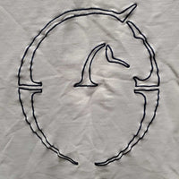 Sweatshirt *gc/fair, sm hole, shrunk?v.puckered stitching, stains, dingy
