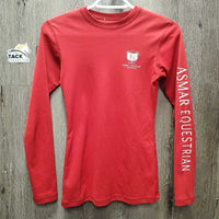 LS Technical Shirt *gc, cracking logo, mnr seam rubs, threads, snags & faded/discolored spots
