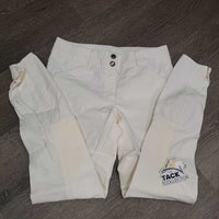 Full Seat Breeches *vgc, seam puckers, yellowed & discolored seat & legs, older, hairy, older
