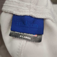 JUNIORS Ribbed Full Seat Breeches, Pull On *gc, clean, dingy, mnr stains, rubs & pills, older, seam puckers
