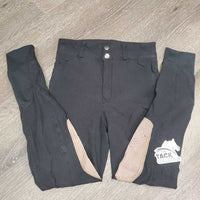 JUNIORS Euroseat Breeches *gc, seam puckers, faded, stains, rubs, pills
