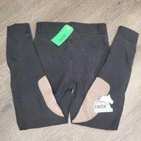 JUNIORS Euroseat Breeches *gc, seam puckers, faded, stains, rubs, pills
