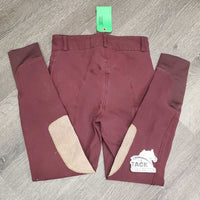 JUNIORS Euroseat Breeches *vgc, mnr faded, rubs, threads & pills
